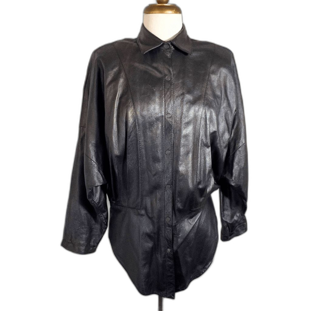 Par Originaux Pablo Top Size 7/8 Vintage 90's Dark Academia Genuine Leather